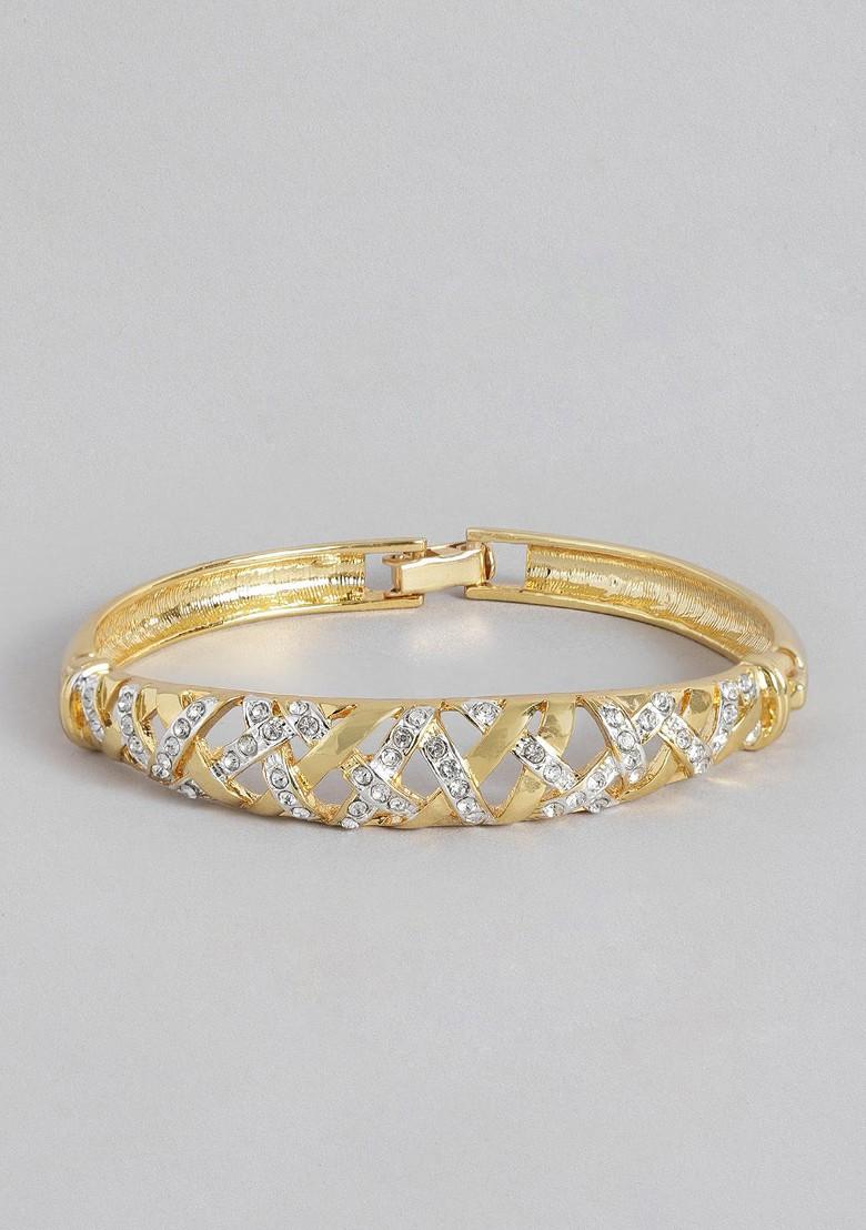 Gold Studded Gold Plated Bangles And Bracelets