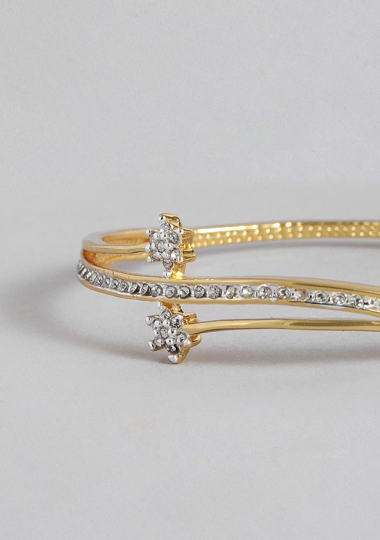 Gold Studded Gold Plated Bangles And Bracelets