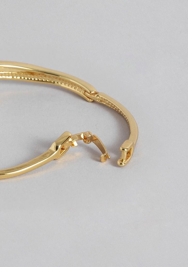 Gold Studded Gold Plated Bangles And Bracelets