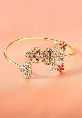 Gold Crystals Gold Plated Bangles And Bracelets