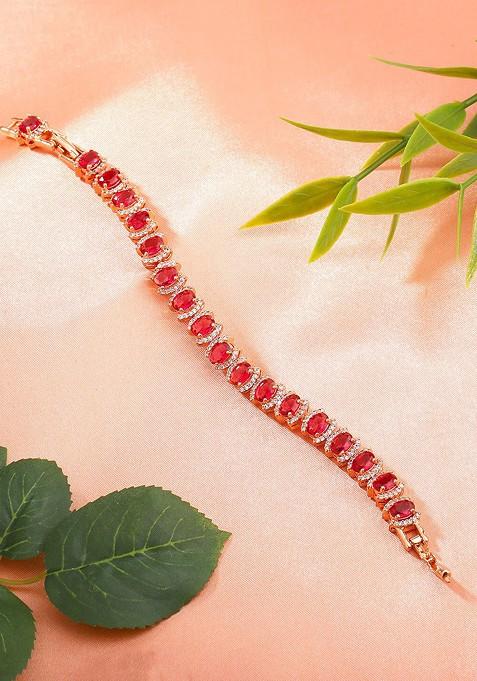 Rose Gold Solid Gold Plated Bangles And Bracelets