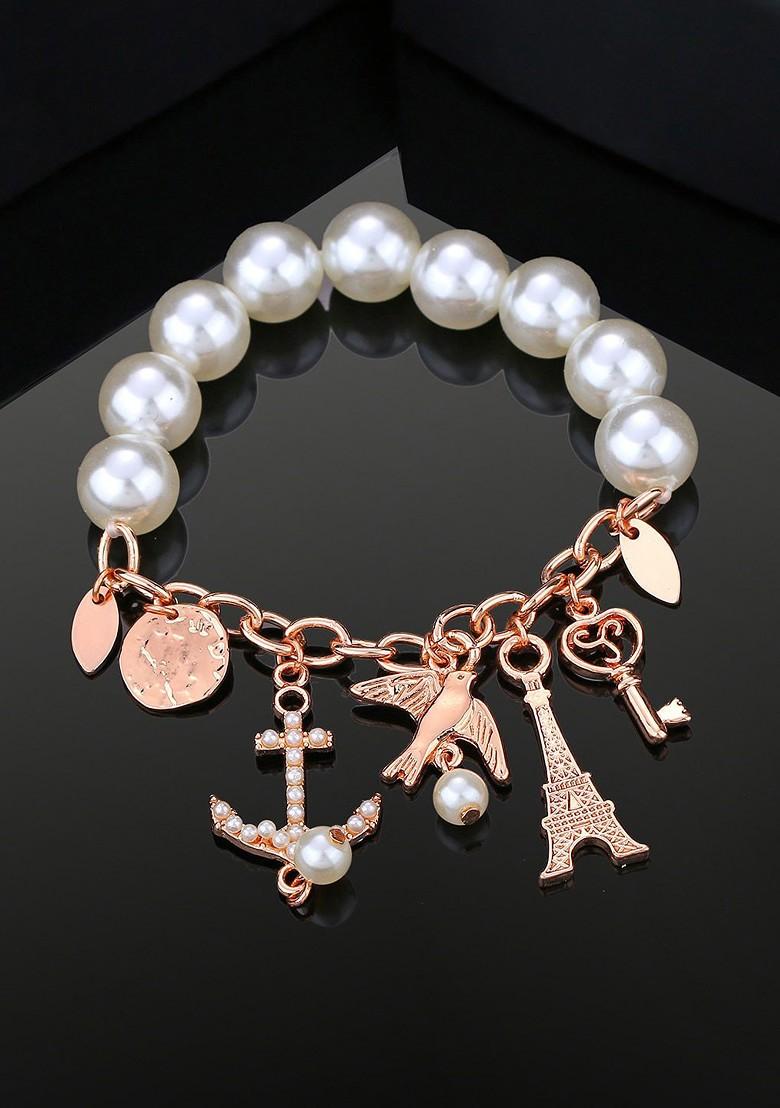 Rose Gold Solid Gold Plated Bangles And Bracelets