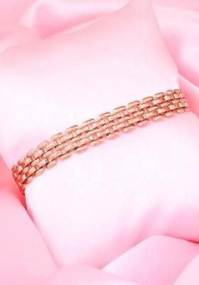 Rose Gold Solid Gold Plated Bangles And Bracelets