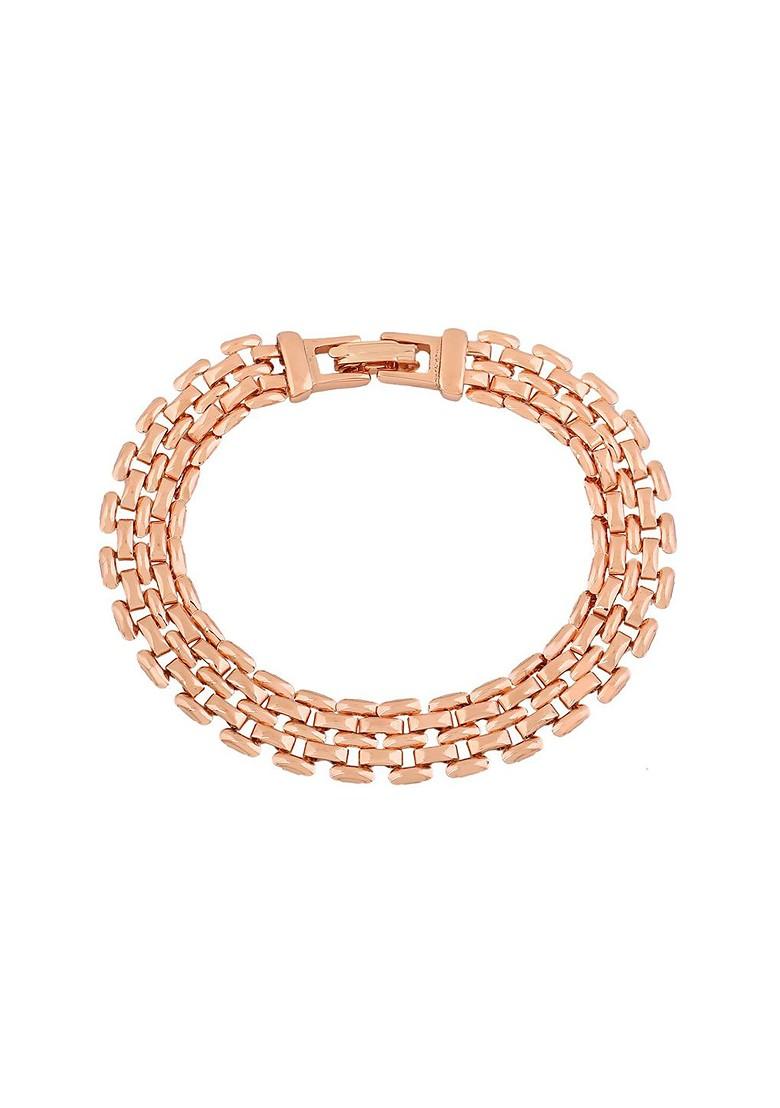 Rose Gold Solid Gold Plated Bangles And Bracelets