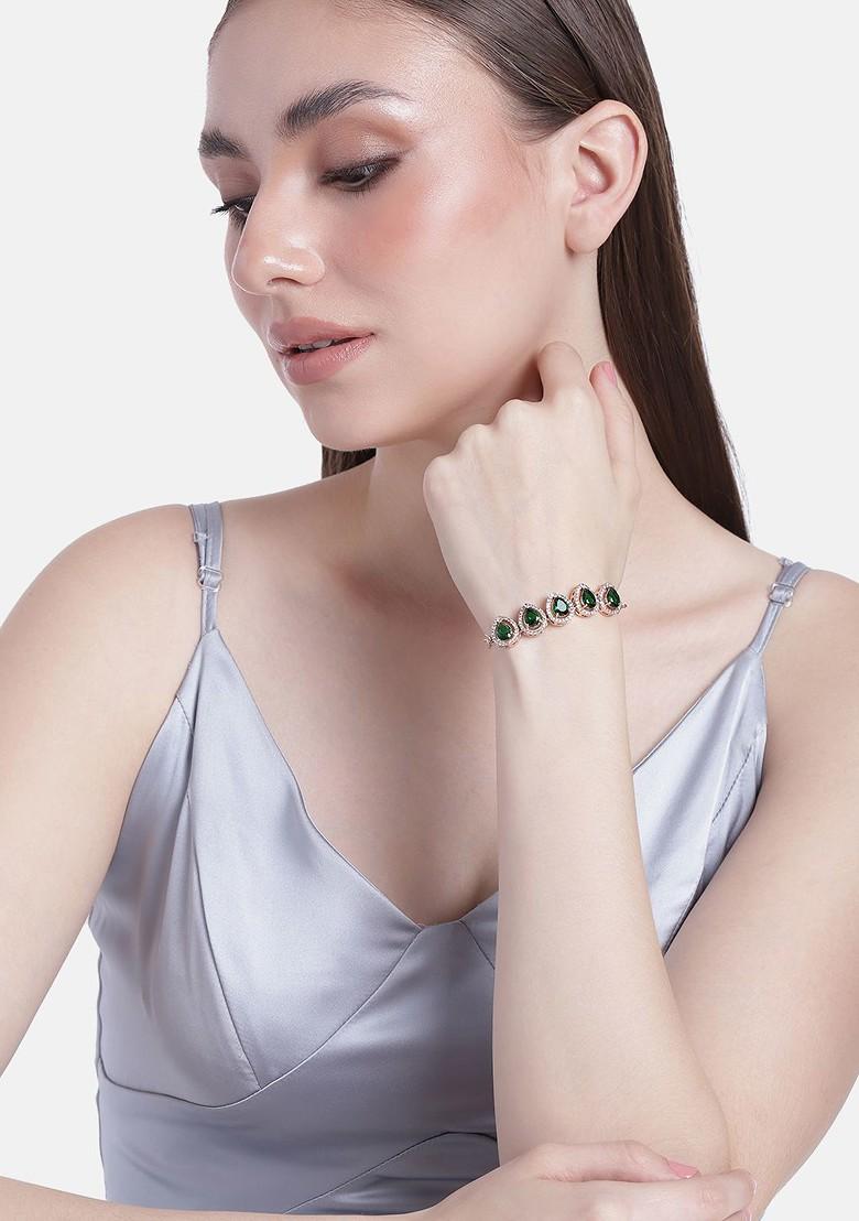 Rose Gold Solid Gold Plated Bangles And Bracelets