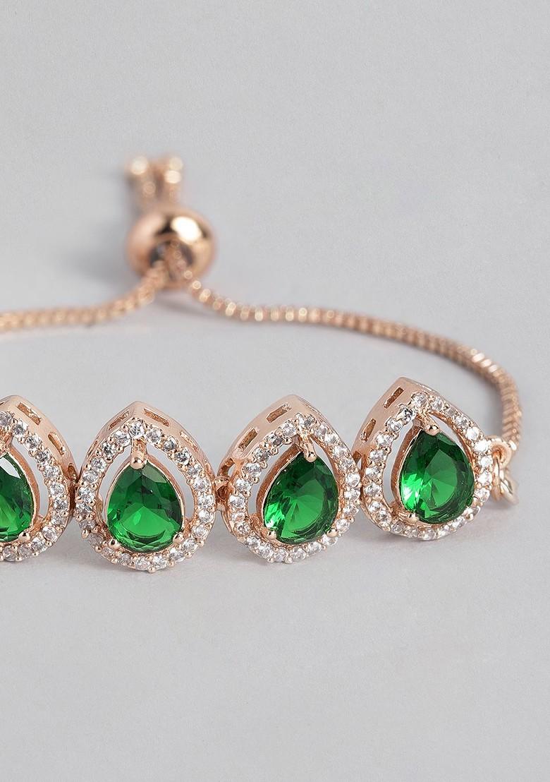 Rose Gold Solid Gold Plated Bangles And Bracelets