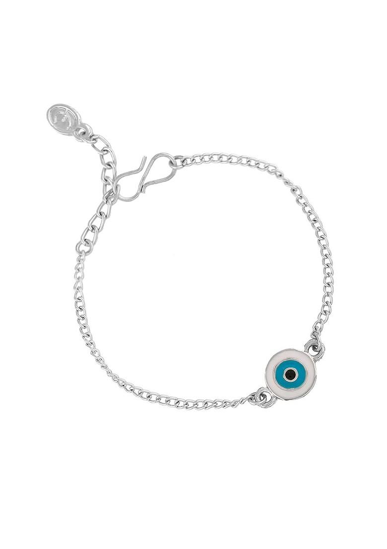 Silver Solid Rhodium Plated Bracelet