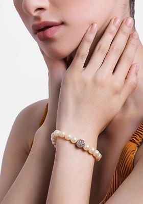 Pink Solid Gold Plated Bangles And Bracelets