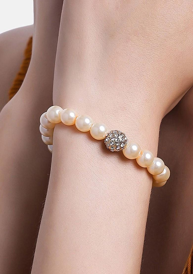 Pink Solid Gold Plated Bangles And Bracelets