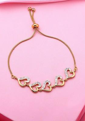 Gold Solid Gold Plated Bangles And Bracelets