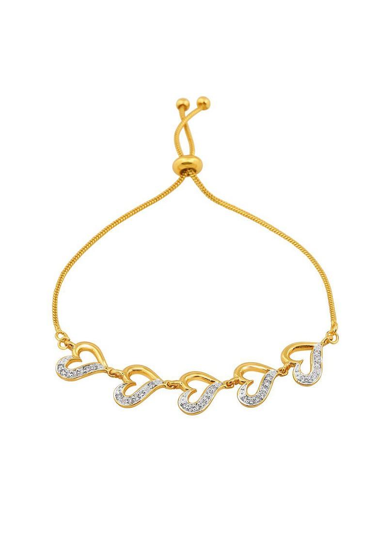 Gold Solid Gold Plated Bangles And Bracelets