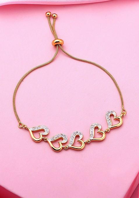 Gold Solid Gold Plated Bangles And Bracelets