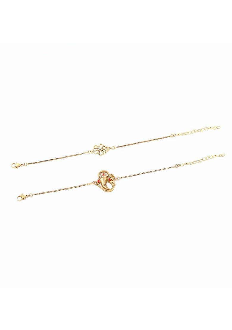 Gold Crystals Gold Plated Bangles And Bracelets