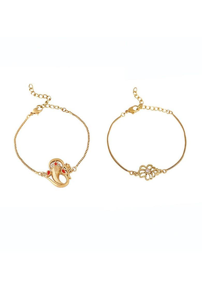 Gold Crystals Gold Plated Bangles And Bracelets