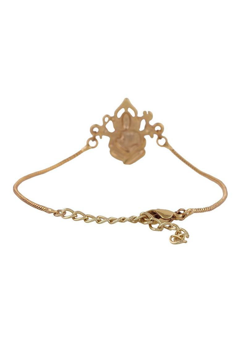 Gold Crystals Gold Plated Bangles And Bracelets