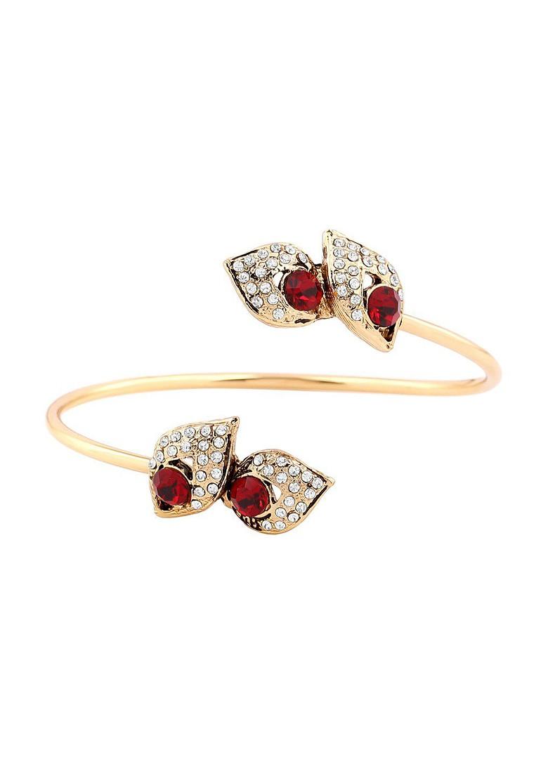 Gold Crystals Gold Plated Bangles And Bracelets