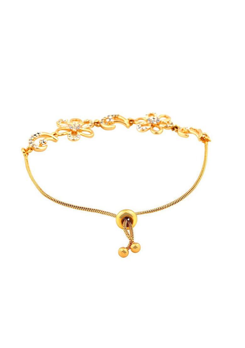 Gold Solid Gold Plated Bangles And Bracelets