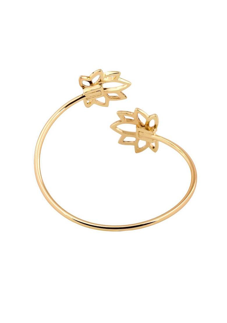 Gold Solid Gold Plated Bangles And Bracelets