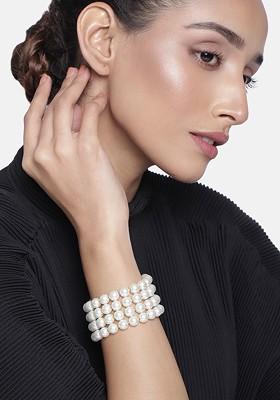 Gold Solid Gold Plated Bangles And Bracelets