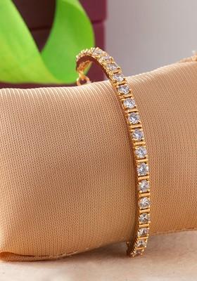 Gold Studded Gold Plated Bangles And Bracelets