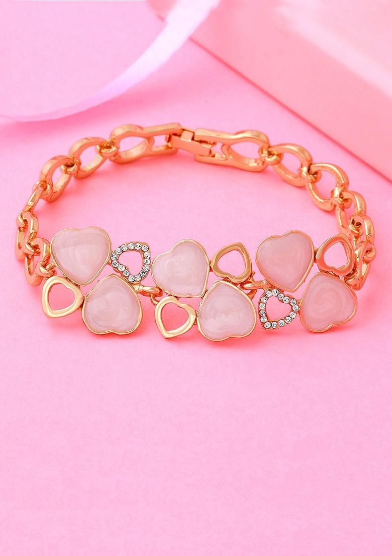 Grey Solid Gold Plated Bangles And Bracelets
