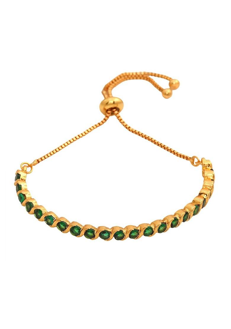 Gold Studded Gold Plated Bangles And Bracelets