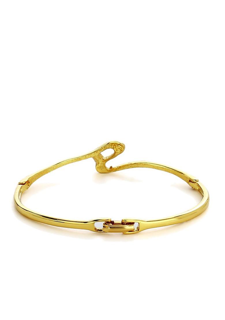 Gold Solid Gold Plated Bangles And Bracelets