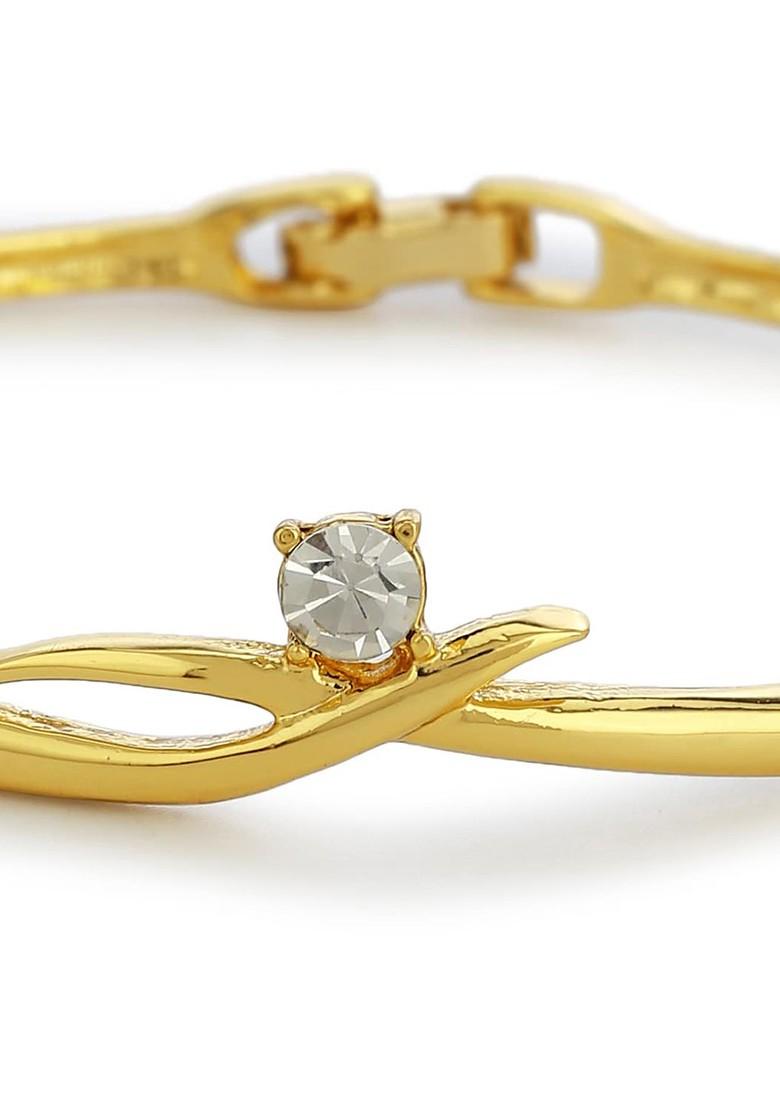 Gold Solid Gold Plated Bangles And Bracelets