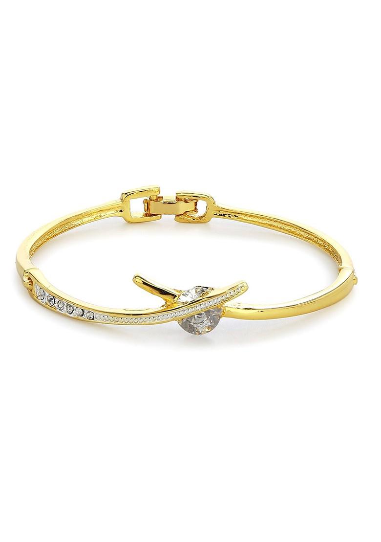 Gold Solid Gold Plated Bangles And Bracelets