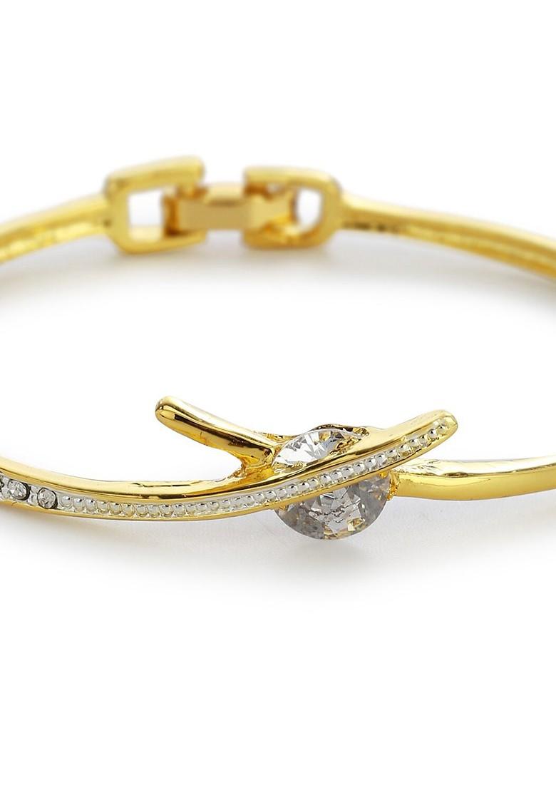 Gold Solid Gold Plated Bangles And Bracelets