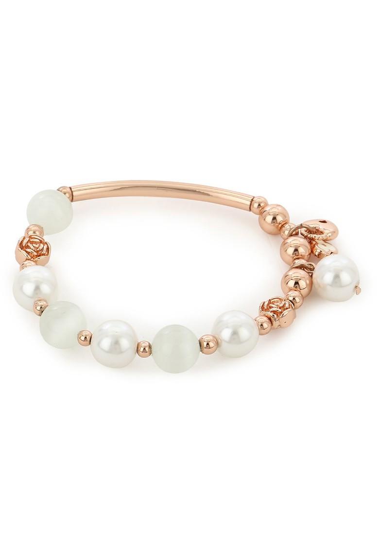 Rose Gold Solid Gold Plated Bangles And Bracelets