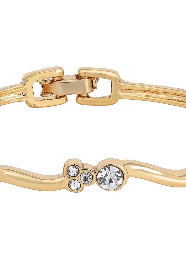 Gold Studded Gold Plated Bangles And Bracelets