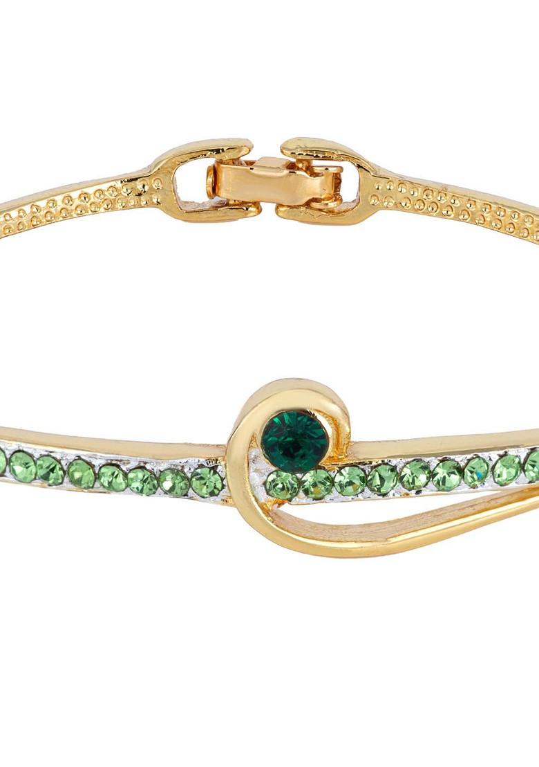 Gold Studded Gold Plated Bangles And Bracelets