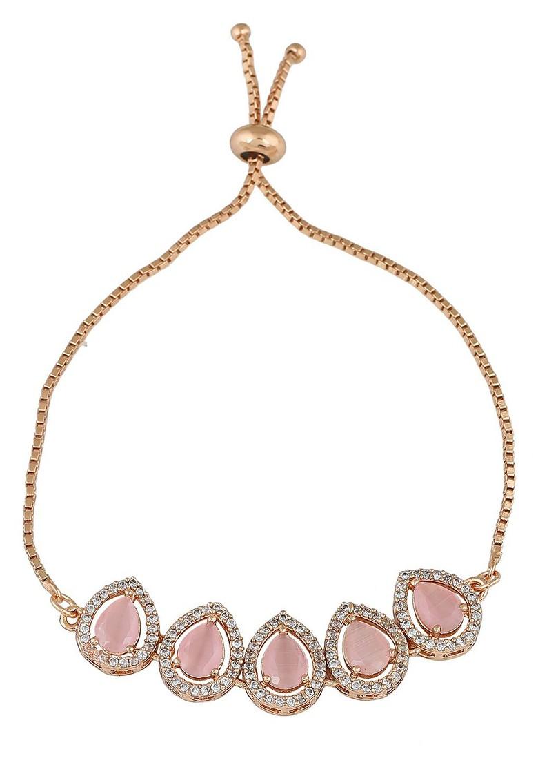 Rose Gold Solid Gold Plated Bangles And Bracelets