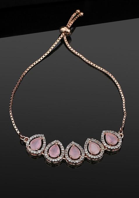 Rose Gold Solid Gold Plated Bangles And Bracelets