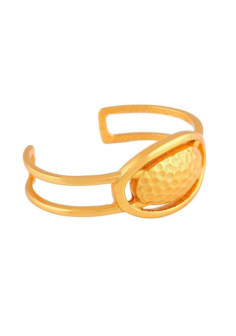 Gold Solid Gold Plated Bangles And Bracelets