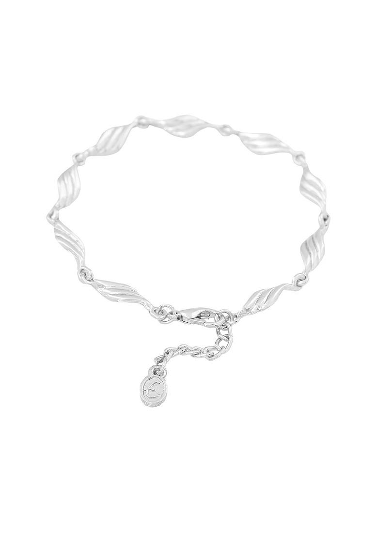 Silver Solid Rhodium Plated Bangles And Bracelets