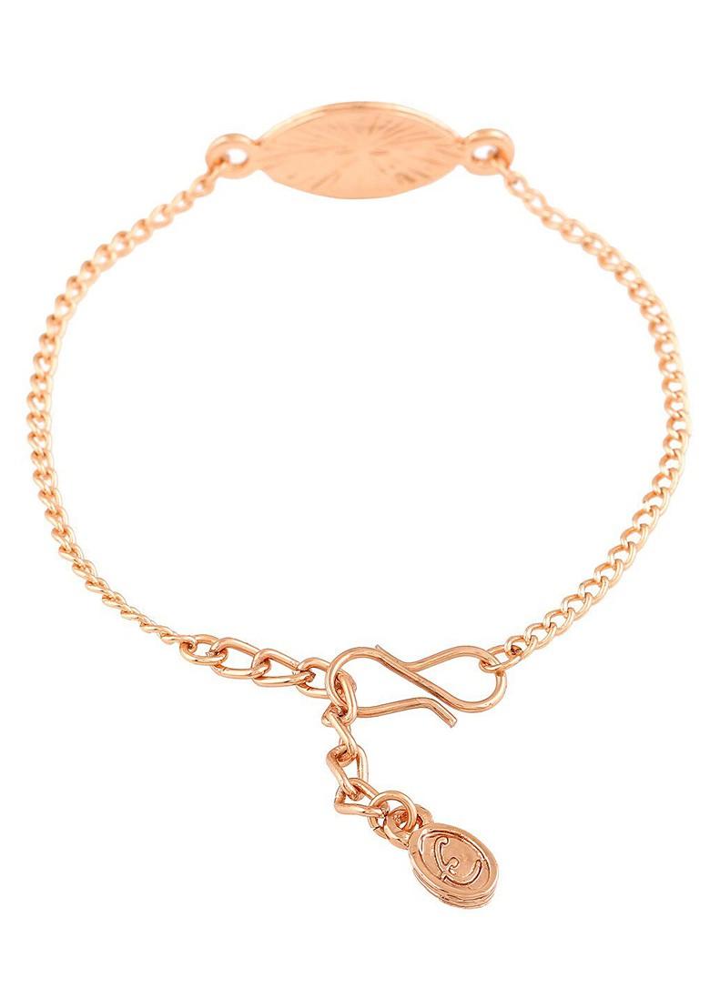 Rose Gold Solid Gold Plated Bangles And Bracelets