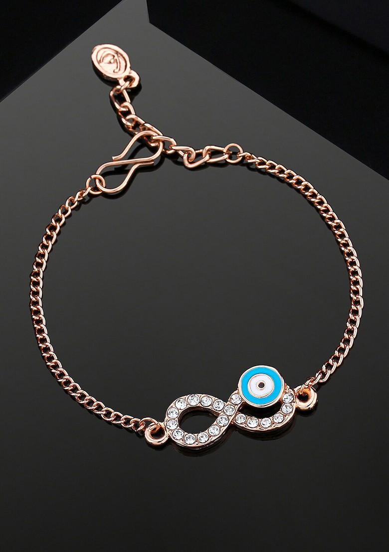 Rose Gold Crystals Gold Plated Bangles And Bracelets