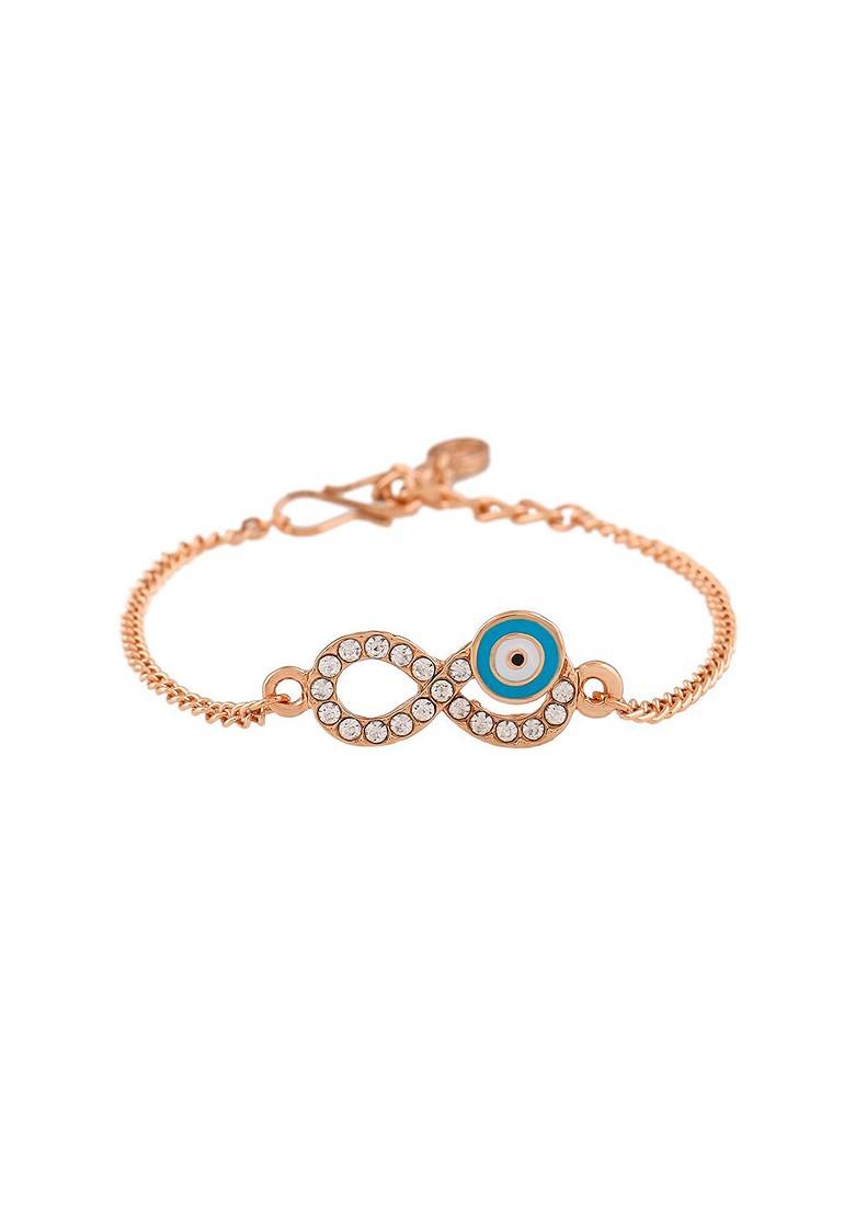 Rose Gold Crystals Gold Plated Bangles And Bracelets