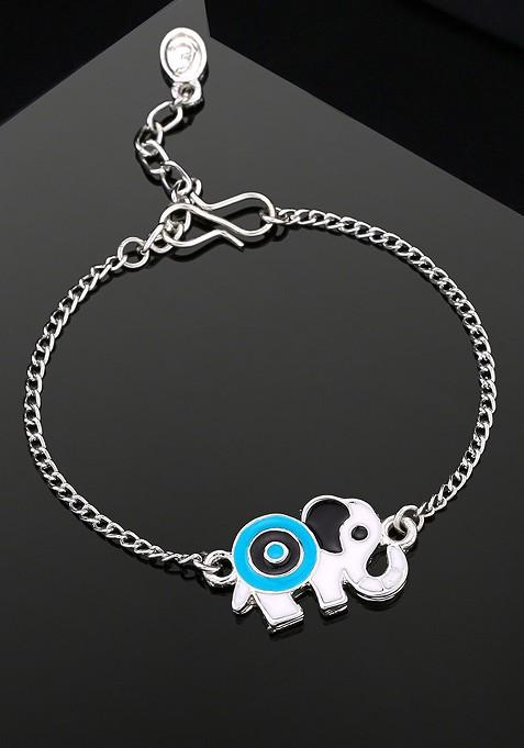 Silver Solid Rhodium Plated Bangles And Bracelets