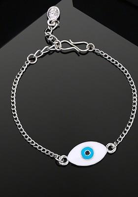 Silver Solid Rhodium Plated Bangles And Bracelets