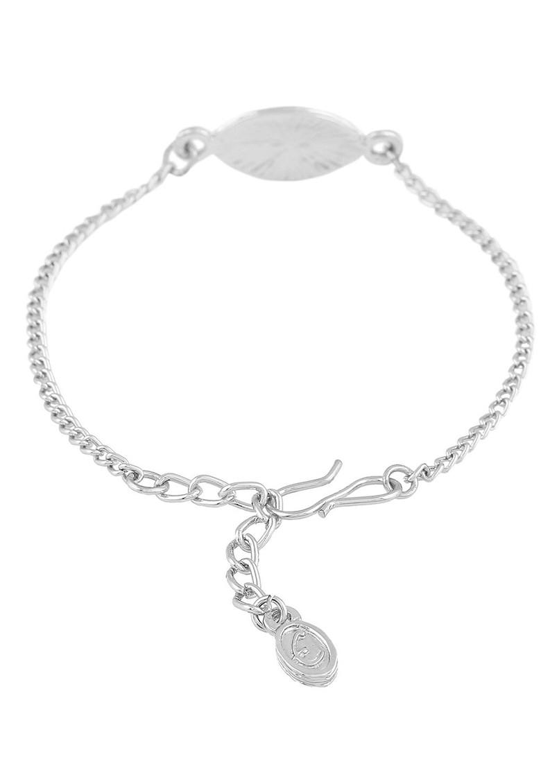 Silver Solid Rhodium Plated Bangles And Bracelets