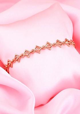 Rose Gold Solid Gold Plated Bangles And Bracelets