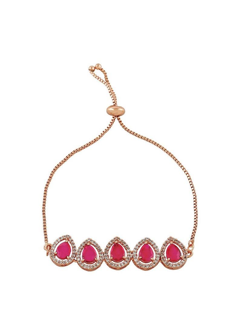 Rose Gold Solid Gold Plated Bangles And Bracelets