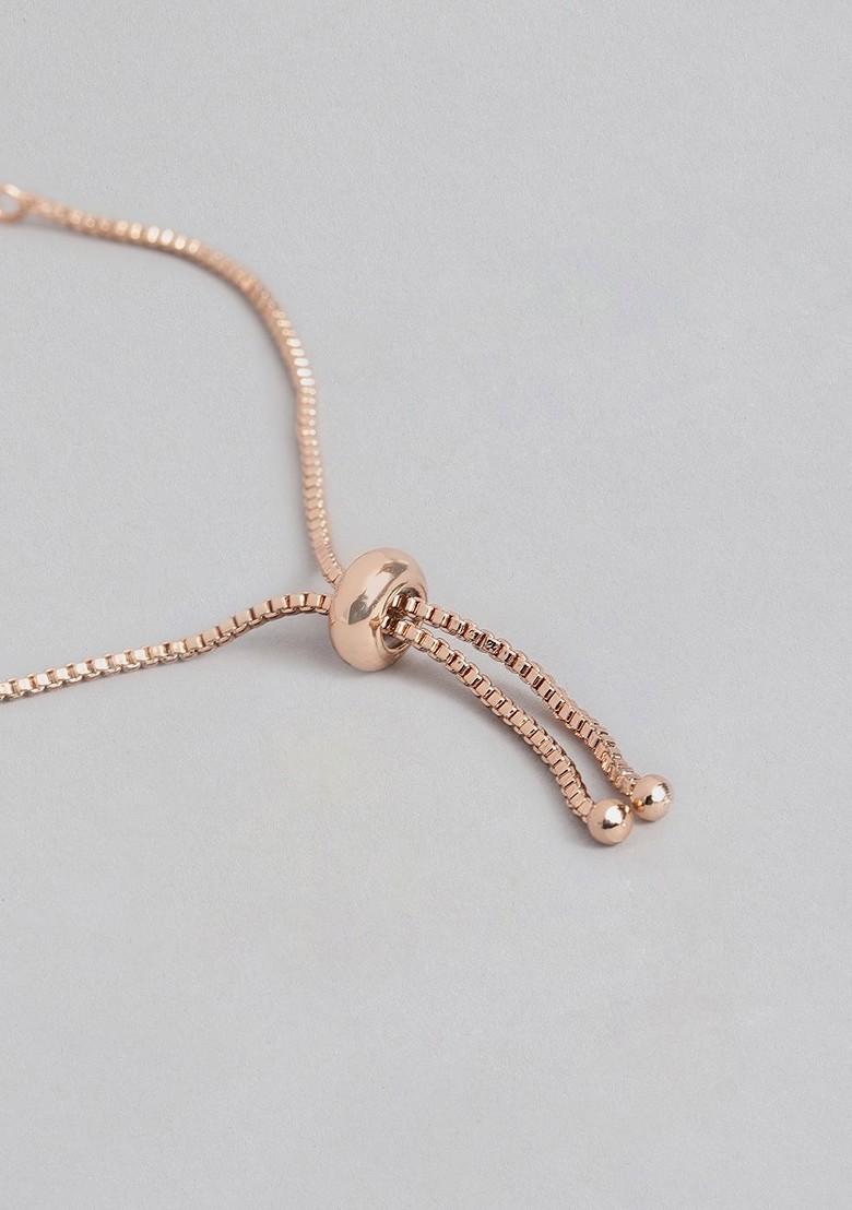 Rose Gold Solid Gold Plated Bangles And Bracelets