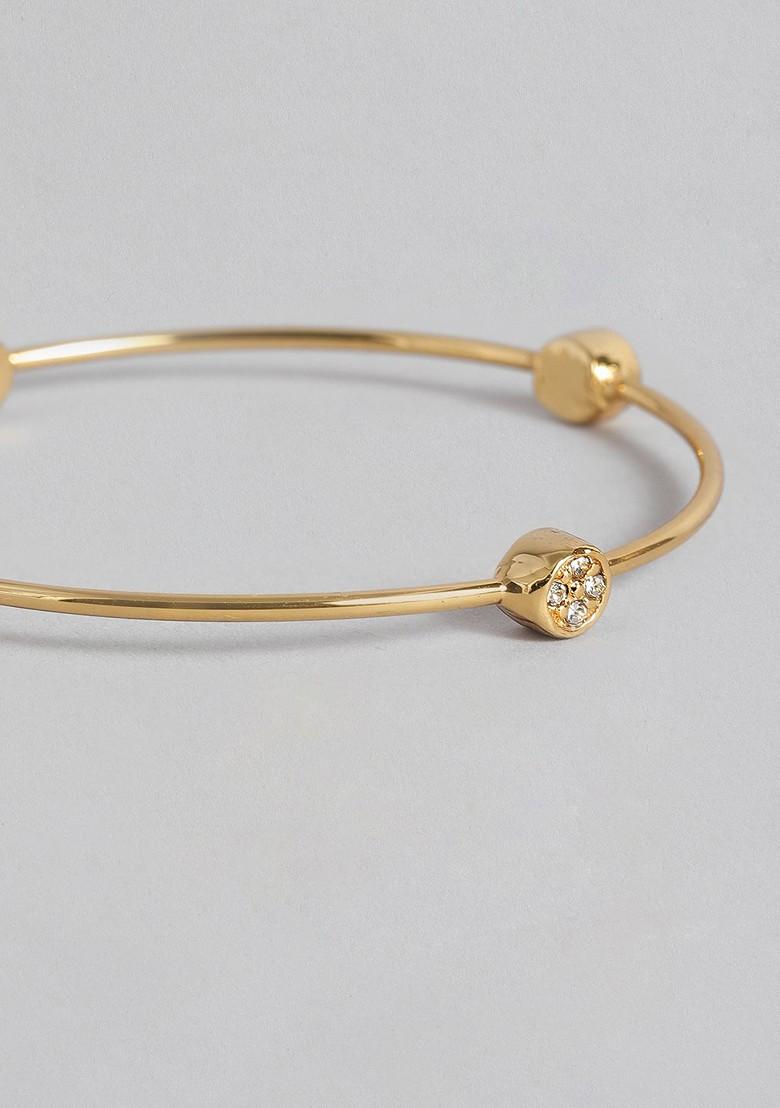 Gold Studded Gold Plated Bangles And Bracelets