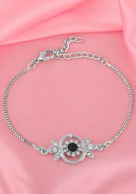 Black Crystals Jewellery Bracelets