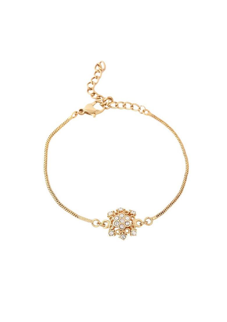 Gold Solid Gold Plated Bangles And Bracelets