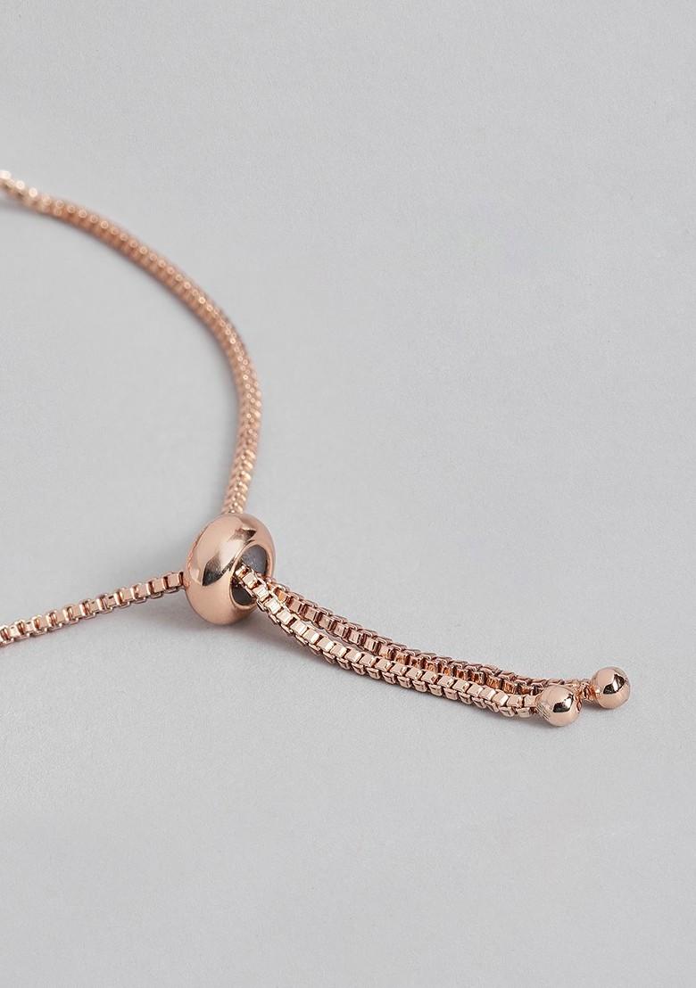 Rose Gold Solid Gold Plated Bangles And Bracelets